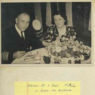 EDG-0022-MorganSr-Bess-OnAlabama.JPG 445KB: Morgan Senior and Bess 1939? on board the Alabama