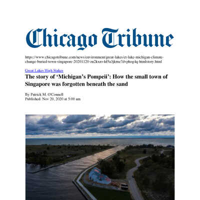 The story of ‘Michigan’s Pompeii’