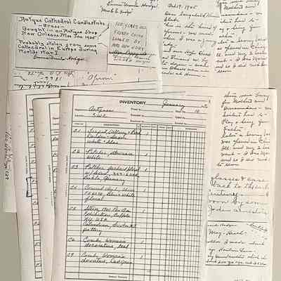 Woman's Club inventory 1996, partial