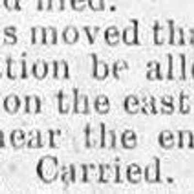 cr1885060501xx.jpg: Tr. Williams moved that Driving Park Association place ticket office at east end of Hoffman Street
