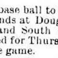          cr1889053101Douglas new ball field.jpg; new baseball grounds at Douglas
   