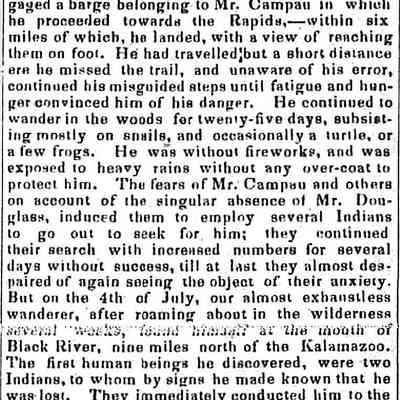 Lost and Found in 1833