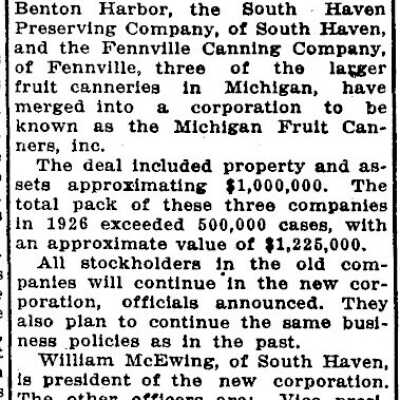 source: Chicago Packer, 12 March 1927