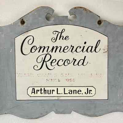 Commercial Record Sign