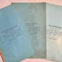          Poll books for 1925, 1926 and 1930
   