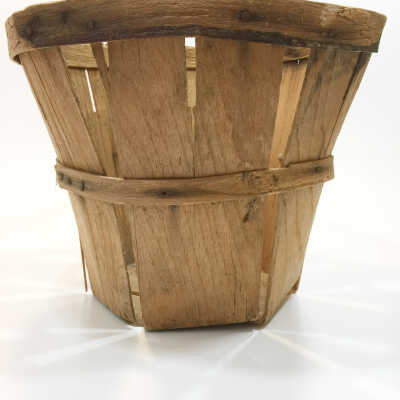 Split Wood Fruit Basket