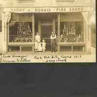          Harry A. Morris Fine shoes 1913 Saugatuck Florence Brittan
   