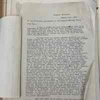          Page 640; Oct. 4, 1924 Letter to council about Douglas Beach access steps intruding on Garesche property
   