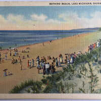 Bathing Beach and other postcards