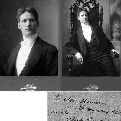 Mark_Ellsworth.jpg 1.7MB: To Mrs Hames with my very best wishes Mark Ellsworth
Erik Peterson donation/Digital file on Jack Sheridan Drive 2021.72.02