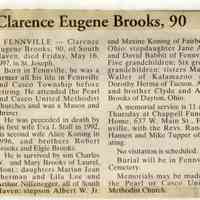          EnsObits-Brooks-ClarenceEugene.JPG; Clarence Eugene Brooks
   