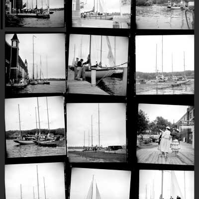565 19/18	Saugatuck - yachts	1955	Yachts docking at Big Pavilion