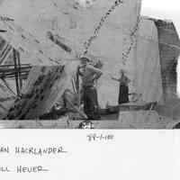 Hacklander and Heuer at the net reels