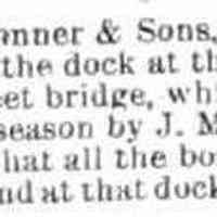          cr1888012001StateStreetDockLeased.jpg; Peter O'Conner & Sons of Chicago leased State St. bridge controlled last season by J. Motte Martin
   