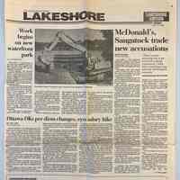          McDonald's Zoning Fight newspaper clippings picture number 1
   