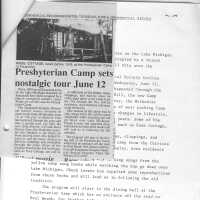          Presbyterian Camp tour June 12, 1991
   