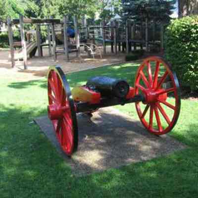 Cannon.jpg 33KB: May Heath and the Village Square

A few days ago, a public memorial was unveiled to May Francis Heath in the Saugatuck public square. How fitting was this location! May was born on Butler Street two blocks south of the square at what was later to be the Elms Hotel, and for almost all of her life she lived within a three block radius of the square.

The ancient cannon which is a feature of the square was purchased and donated to the city by her grandfather Stephen A. Morrison, "the man who named Saugatuck". It had been fired to celebrate a variety of public events for many years before, but the title to it was divided among several people. In 1889 Morrison arranged to get a clear title and it was later refurbished and formally turned over to the village by him in 1895.

Saugatuck's Cannon

Heath family legend is that the water fountain, which the memorial now adorns, was given by May to the Village of Saugatuck, "so her husband Doc would have someplace to wet his whistle on the way home from work, without having to stop by the local saloon." This fountain originally was placed in a corner of the square, but when the memorial bench to Dr. R. J. Walker was dedicated in 1944, it was moved to become a centerpiece for the bench.