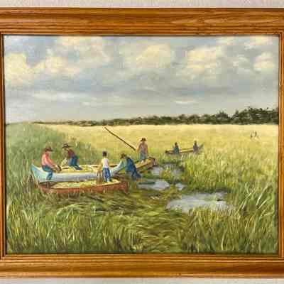 Wild Rice Harvest by Godsey
