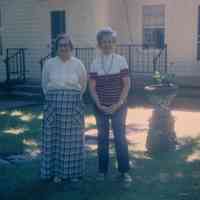          July 1973, Nancy Silk and Joan Stube; Filename: Stube27 Nancy Silk & Joan Stube 8_73.jpg 1.3MB
   