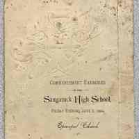 Program, SHS graduation 1894