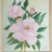Pink Roses by May (Francis) Heath