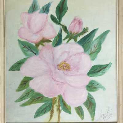 Pink Roses by May (Francis) Heath