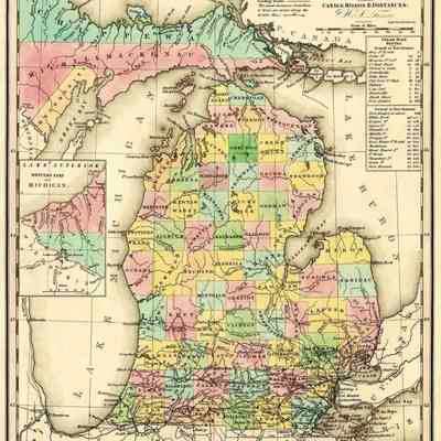 Tanner's Universal Atlas 1833,1841