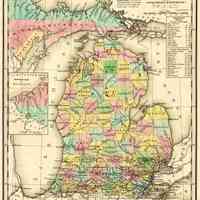          Tanner1841+.jpg 881KB; from facebook via Steve Hutchins, May 2025 -- A New Map Of Michigan with its Canals, Roads & Distances: By H.S. Tanner. Engd. by E.B. Dawson. Entered ... 1841 by H.S. Tanner ... Pennsylvania. Published by Carey & Hart Philadelphia. (above neat line) Tanner's Universal Atlas.
   