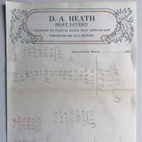 D.A. Heath letterhead