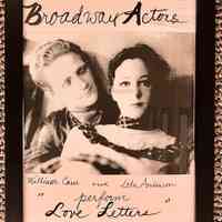 William Cain, Leta Anderson, framed publicity image