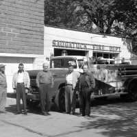          390 0/1	Saugatuck - fire department New fire truck at Griffith St. [and Culver St.] station; From 