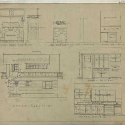 North Elevation and details (Muckley)
