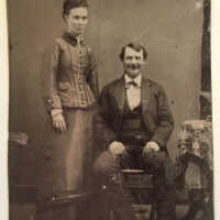          Likely Charles Pelman Ludwig Jr. and his 2nd wife Lucia Selkirk of South Haven, the parents of Olive (Ludwig) Koning
   