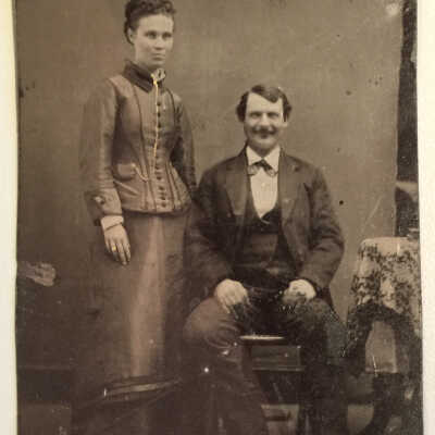 Likely Charles Pelman Ludwig Jr. and his 2nd wife Lucia Selkirk of South Haven, the parents of Olive (Ludwig) Koning