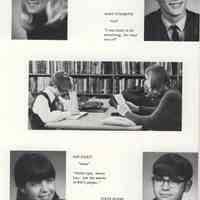          1970 Seniors, Class of 1970; Cathy Conklin, Gary Cosgrove, Sue Elliot, Steve Evans
   