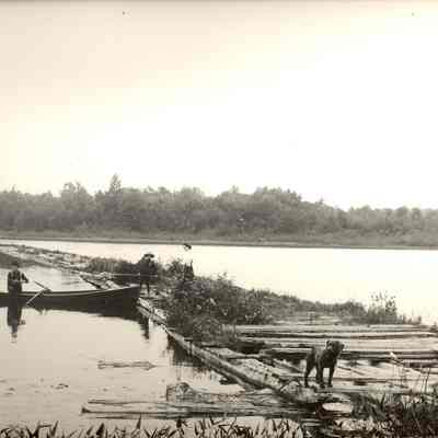 FishingGoshornBridge.jpg 1.9MB: Fishing at Goshorn Lake floating bridge
