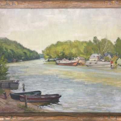 Fishing Tugs by Richard Epperly