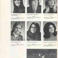          1972 Seniors, Class of 1972; Catherine Lewandowski, Gene Lundgren, Sue McIntyre, Mark McVea, Janet Marone, Carmela Martinez
   