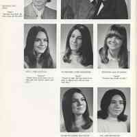          1972 Seniors, Class of 1972; Michael Peel, Rita Rastall, Katherine Resseguie, Deborah Seymour, Marilyn Shattuck, Sue Shepherd
   