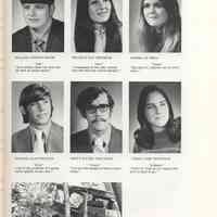          1972 Seniors, Class of 1972; William Shook, Beverly Simonson, Sandra Siska, Richard Switzer, Brucke Troutman, Cinde Troutman
   