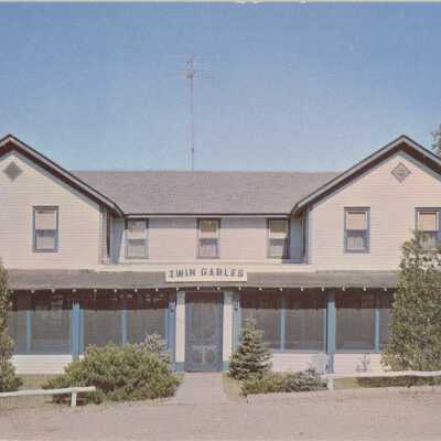 Twin Gables Hotel Postcard
