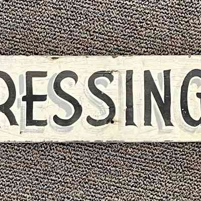 Dressing Rooms Sign, Oval Beach