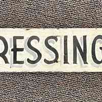 Dressing Rooms Sign, Oval Beach