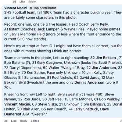 Vincent Mocini post about the photo on facebook/Saugatuck Remembered/2025