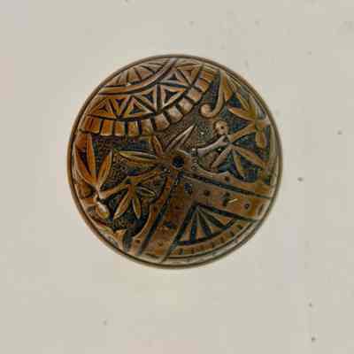 top of doorknob