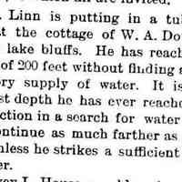          cr1897070901WellAtDouglasCottage.jpg; J.C. Linn at W.A. Douglas cottage
   