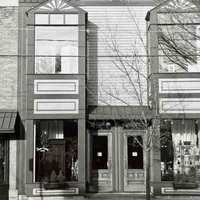 Thomas Green at 146 Butler, before after new facade, circa 1990