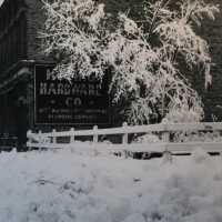 Koning Hardware after heavy snow