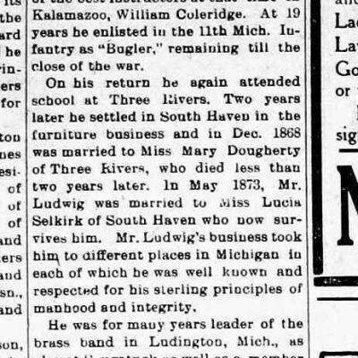 Obit of Charles Ludwig Jr.