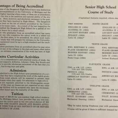 Inside of brochure